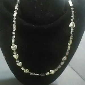 16in hematite necklace
