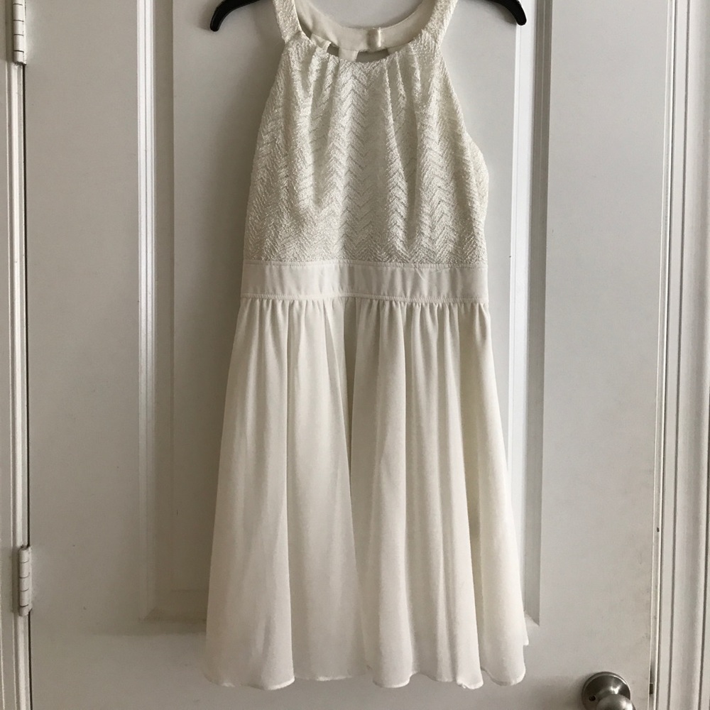 White formal dress