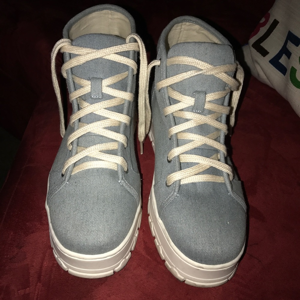 Zara denim sneakers size 40 meaning 9