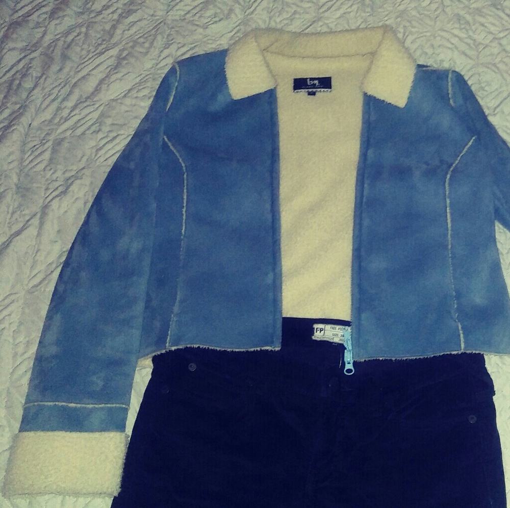 Blanc Noir Suede Jacket