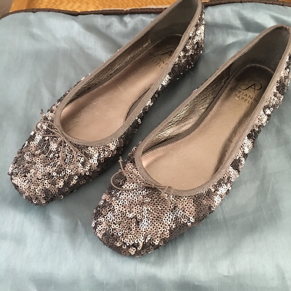 Adrianna Papell Sequined Flat Shoes