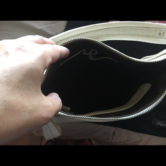 Gorgeous cream colored Kenneth Cole hobo. - Picture 2 of 5