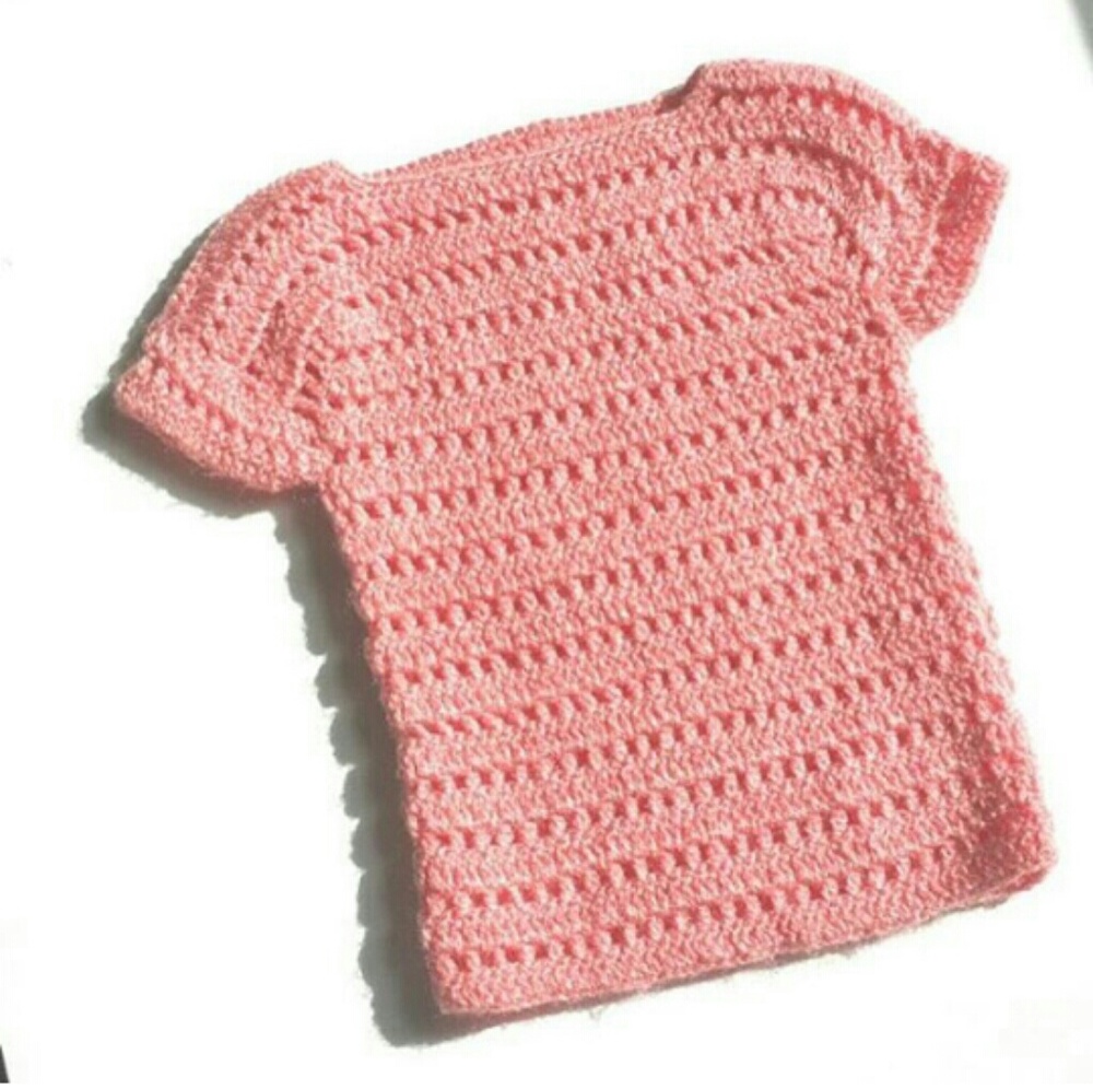 handmade girls crochet top