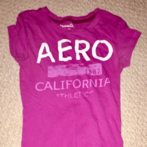 Pink & White Aeropostale T-Shirt