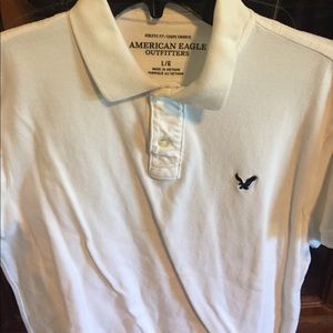 White American eagle polo