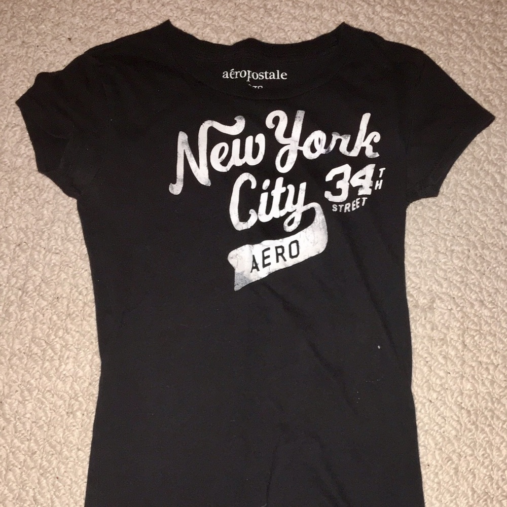 Black & White Aeropostale T-Shirt