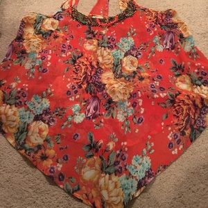 Floral tank top