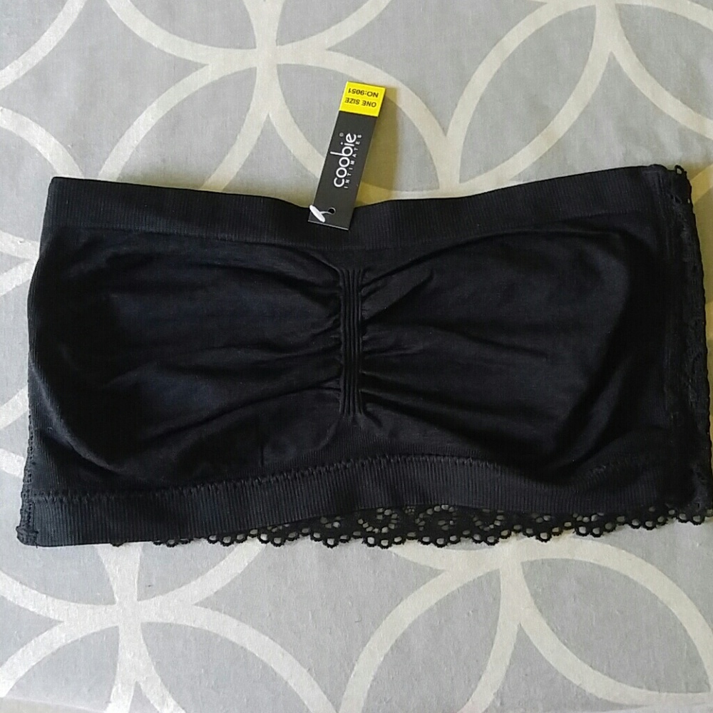 Coobie Intimates Lace Back Bandeau Bra