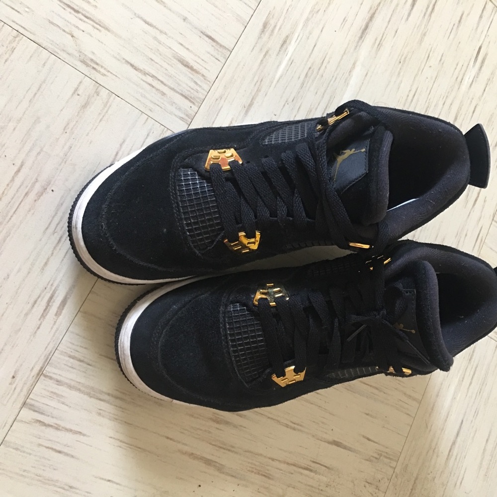 Jordan 5s Black & Gold