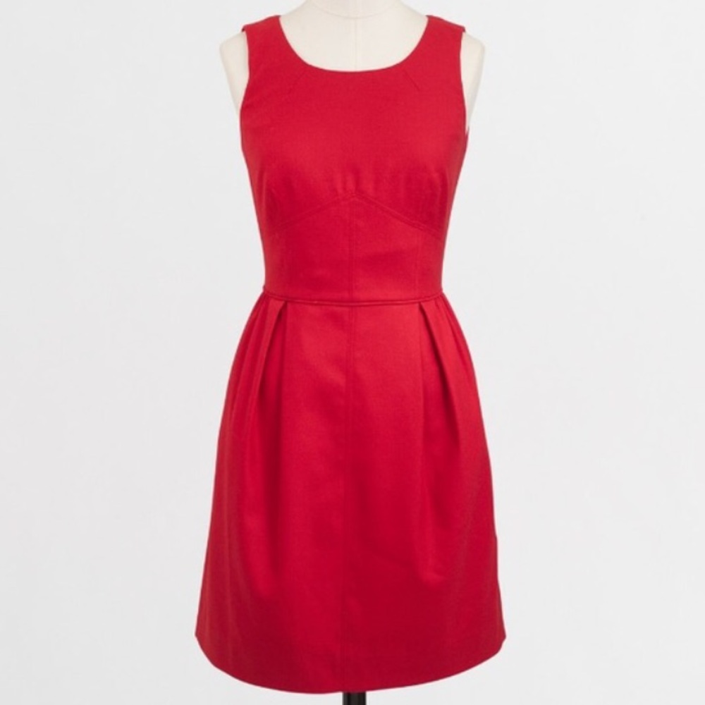 J crew red dress NWT