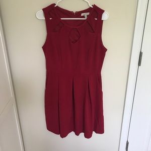 Red Fitted Formal Dress