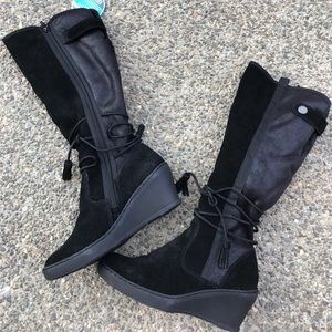 BareTraps Olley Women's Boots black suede, size 6M