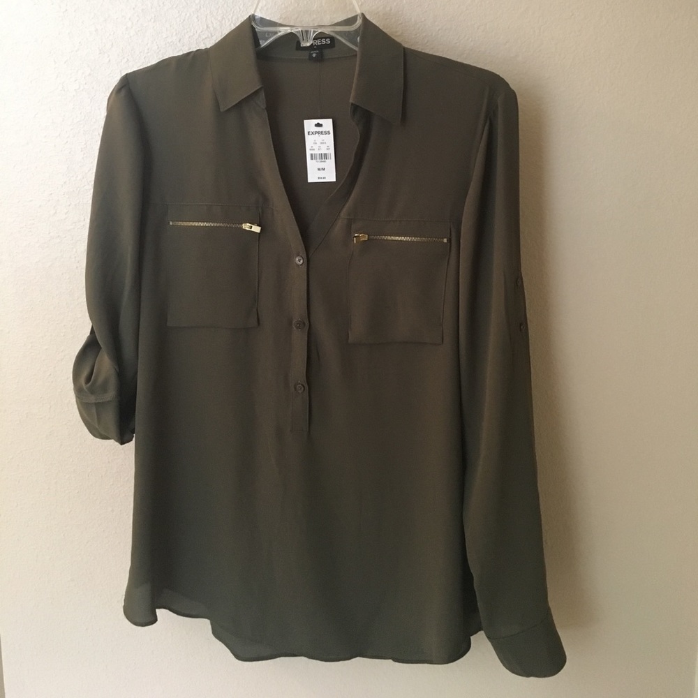 New Express Olive Green Too