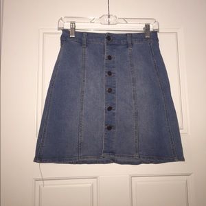 Denim Mini Skirt // Size 0