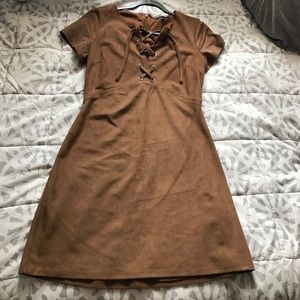 Suede Express Dress