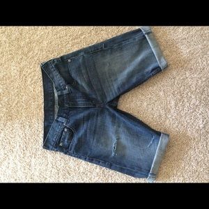 Levi's Distressed Jean Shorts