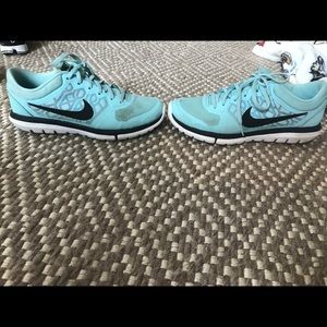 Blue Nike Flex Run 2015 Shoes