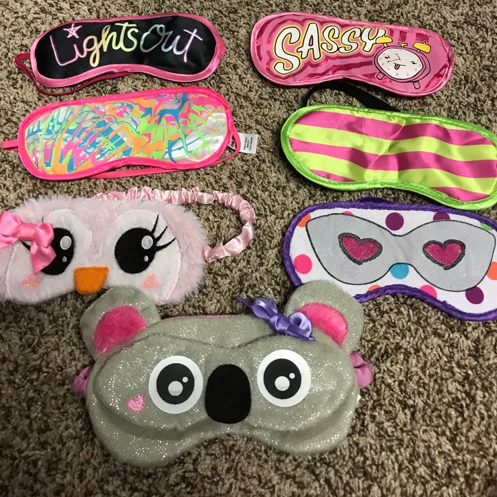 7 Girls sleep masks
