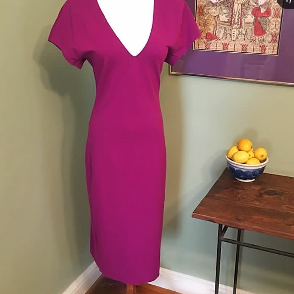 DVF Violet Sheath Dress