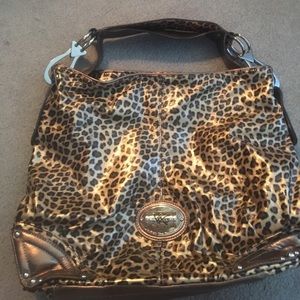 Cheetah print Kathy Van Zeeland tote