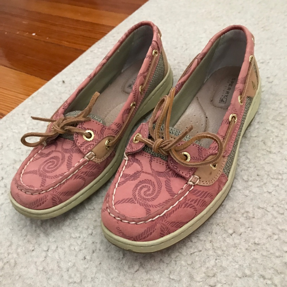 Pink Slip-On Sperrys