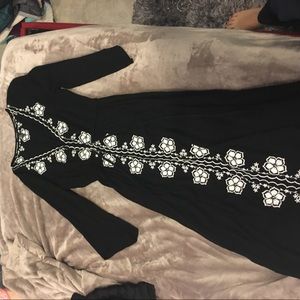 Forever 21 Floral 3/4 Length Dress