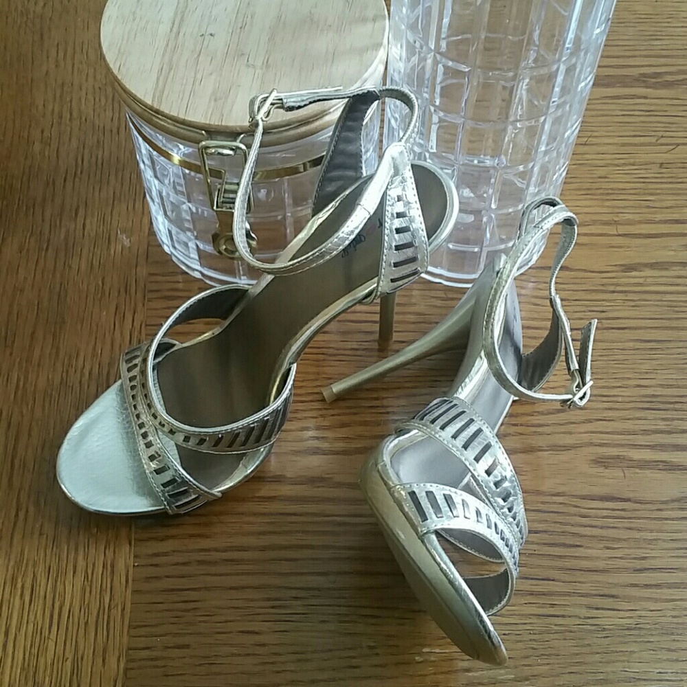 METALLIC Gold Sandals