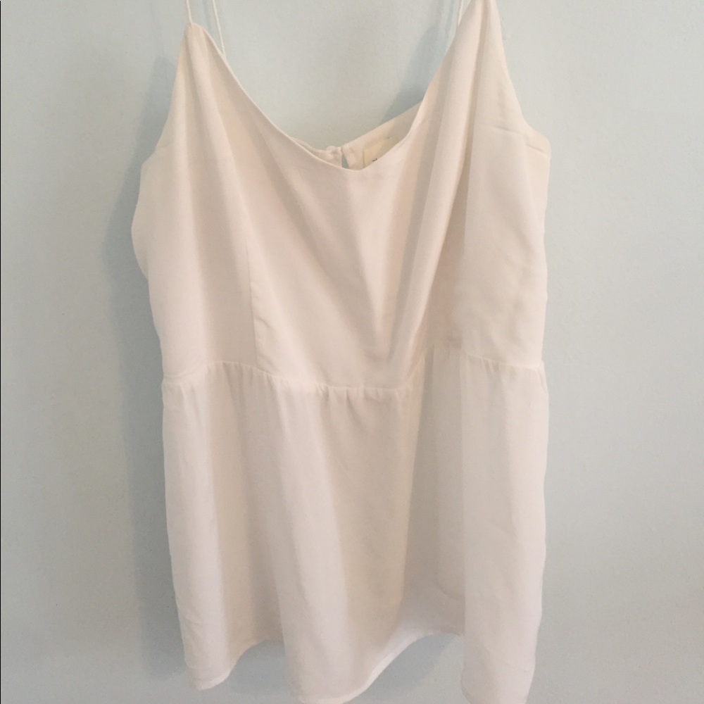 Eloise silk white camisole