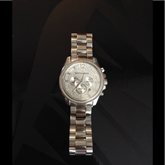 Wittnauer WN3062 Bracelet Link Watch w/Cz - Picture 4 of 6