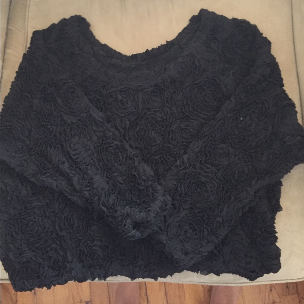 Black American apparel floral top