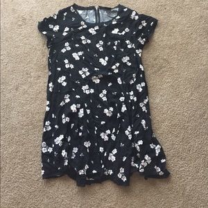 Torrid Floral Print Challis Tee Dress