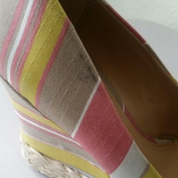 REPORT Striped Peeptoe Wedges "Goldie" - Picture 6 of 7