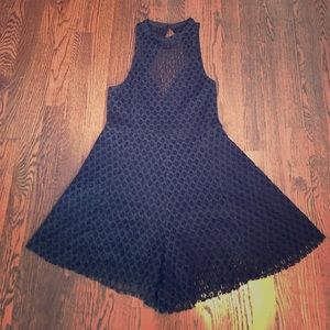 Urban Outfitters High Neck Lace Romper 🍾