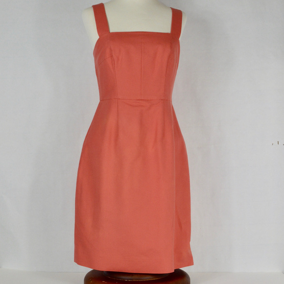 J. Crew Dresses & Skirts - {J. Crew} Subtle Coral Cotton Cady Hailey Dress