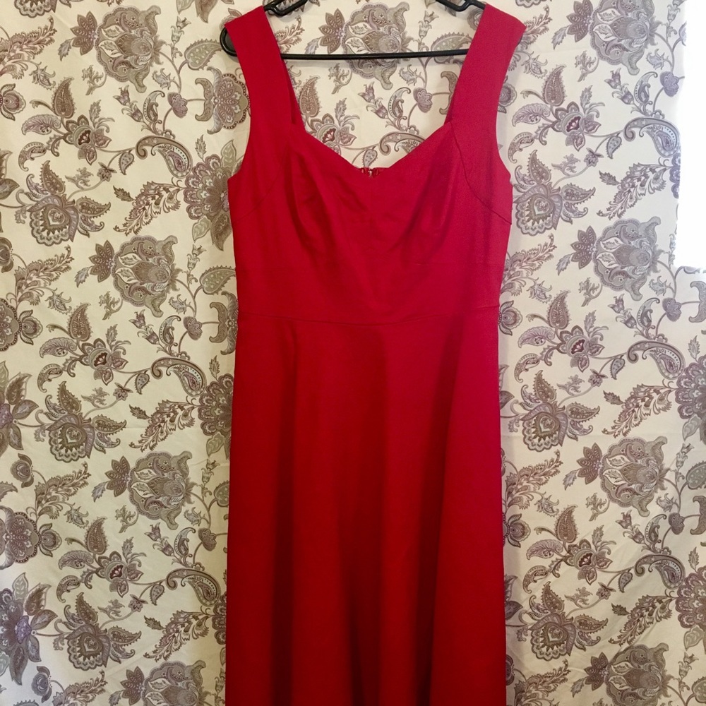 Torrid Red Swing Dress w/belt