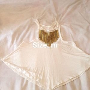 Summer cami crop flyaway top