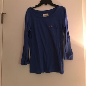 Heathered royal blue shirt