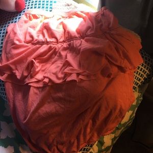 Pink ruffled America’s eagle outfitters shirt!