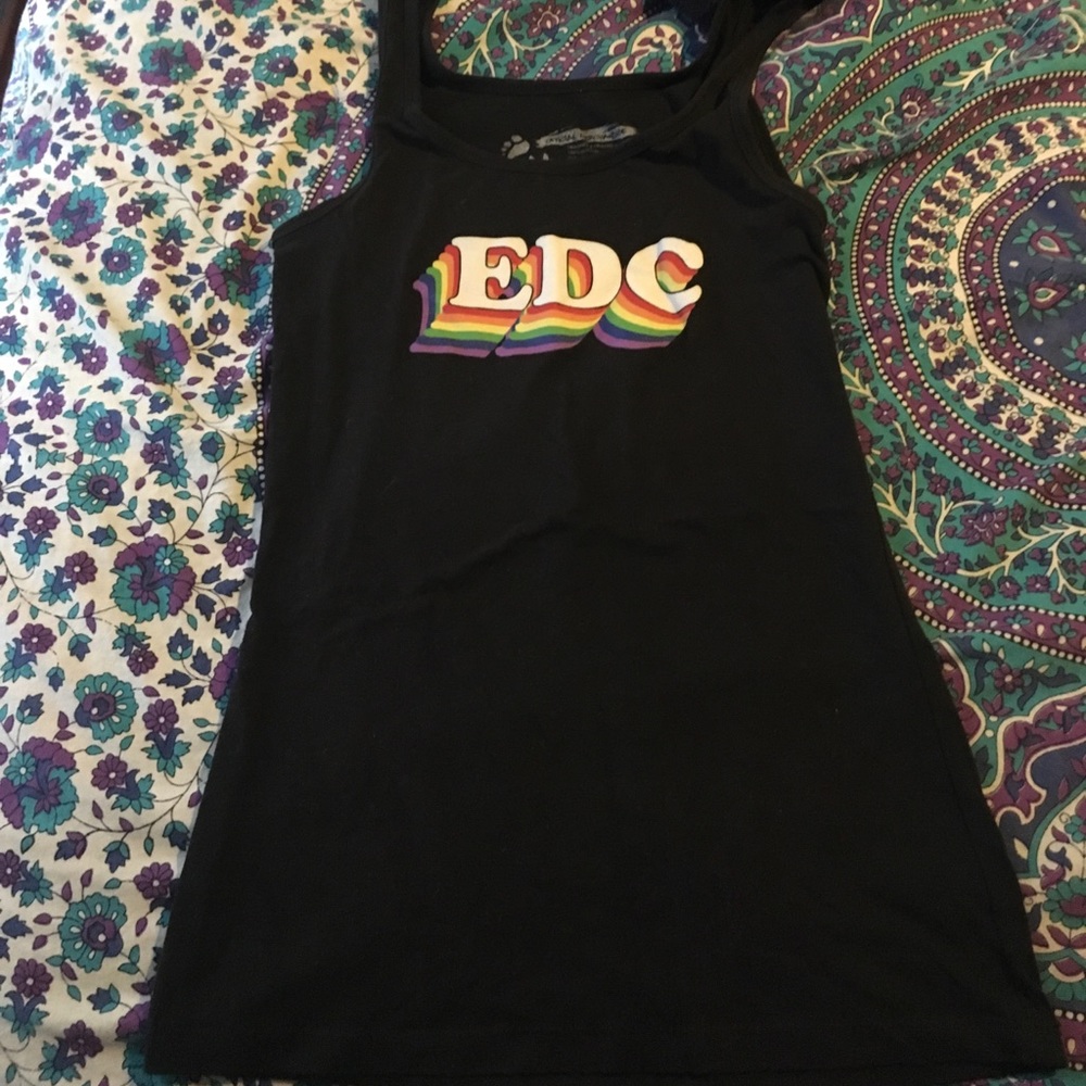 Black official EDC tank top