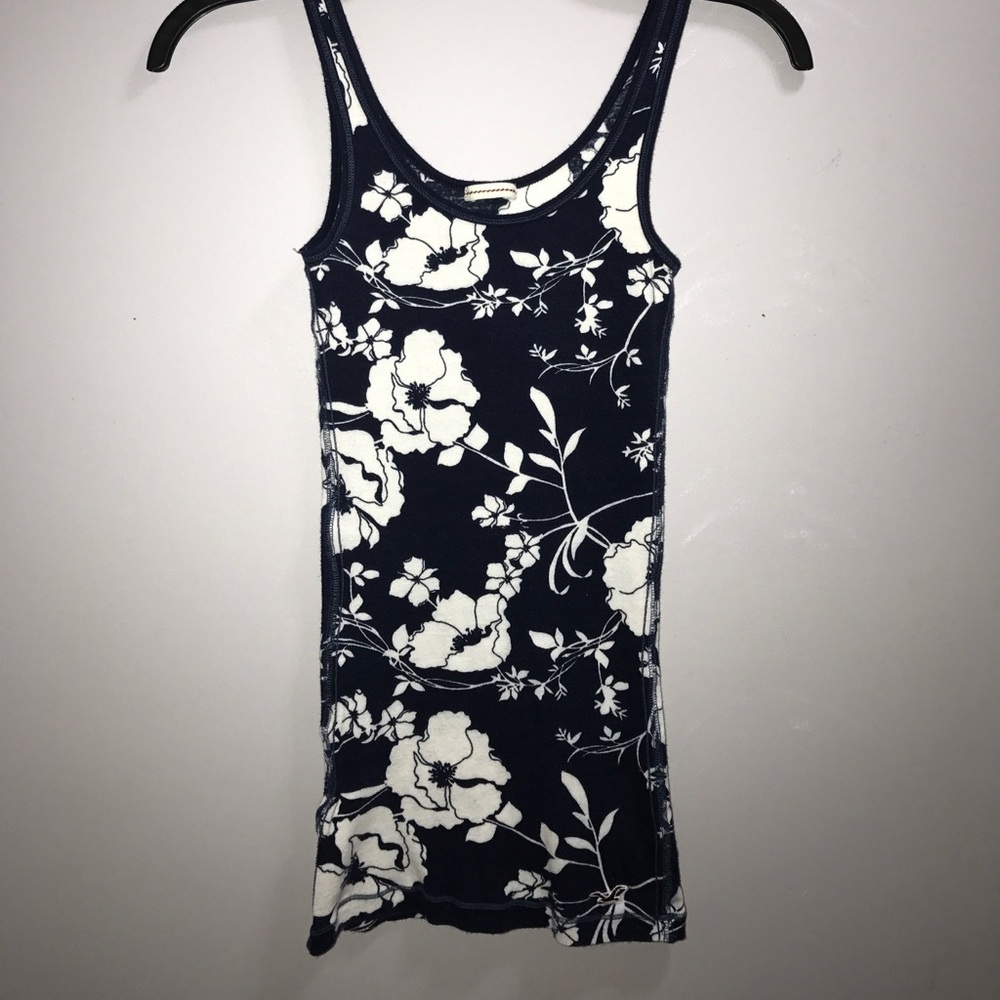 Navy blue Hollister tank top S