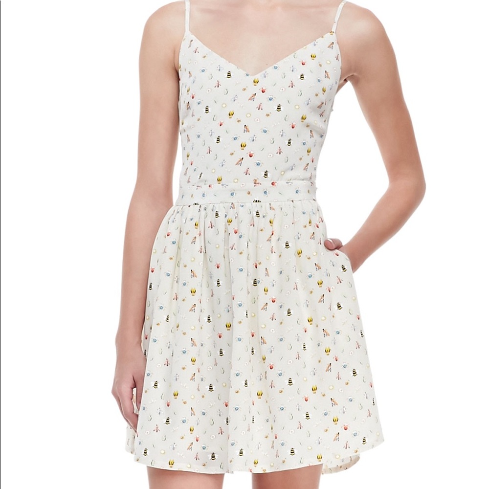 SOLD SOLD Joie Hudette Silk Insect Dress Open Back