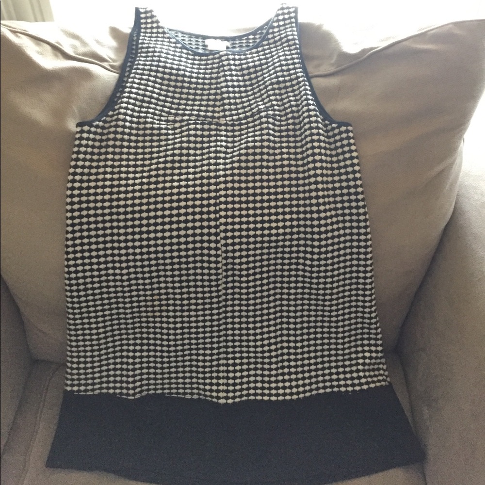 Black checkered midi dress