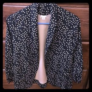 Cute Polka Dot Blazer- Like New!