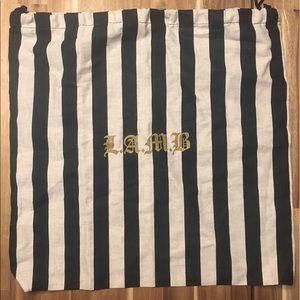 L.A.M.B. Dust bag/tote 18.5"x18"