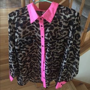 Plus Size Button Down Blouse