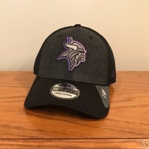 NWT Minnesota Vikings NewEra FlexFit Hat Size L/XL