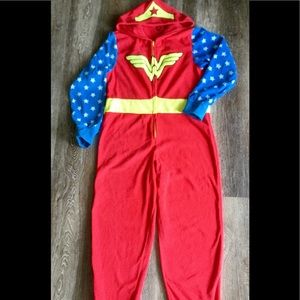 "Wonder Woman" Fleece Onesie Pajamas