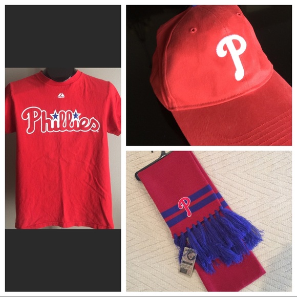 phillies Other - Phillies scarf and t-shirt and hat