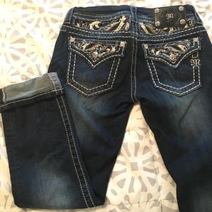 *FINAL MARK DOWN*Miss Me signature crop jeans 26