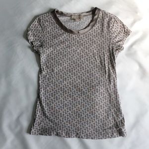 Banana Republic luxe touch patterned tee